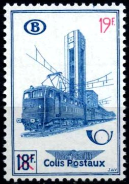 Timbre Belgique Yvert Chemin Fer 359 - Colis Postaux 48