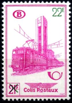 Timbre Belgique Yvert Chemin Fer 360 - Colis Postaux 49