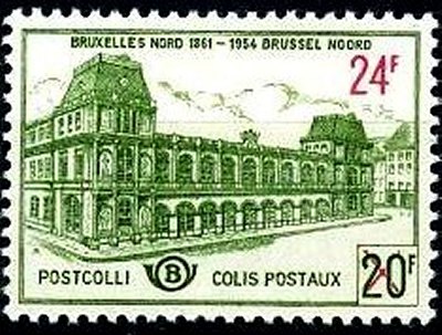 Timbre Belgique Yvert Chemin Fer 373 - Colis Postaux 56