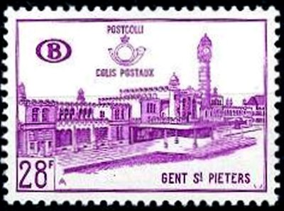 Timbre Belgique Yvert Chemin Fer 376 - Colis Postaux 61