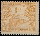 Timbre Belgique Yvert Chemin Fer 114