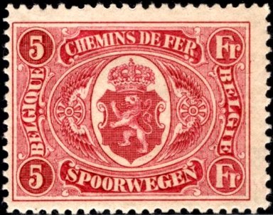 Timbre Belgique Yvert Chemin Fer 131