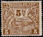 Timbre Belgique Yvert Chemin Fer 98