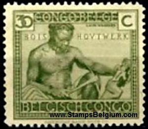 Timbre Congo Belge Yvert 119