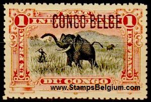 Timbre Congo Belge Yvert 46 - Click Image to Close