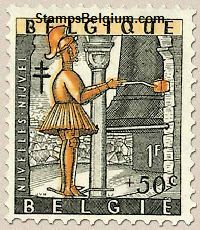 Timbre Belgique Yvert 1083 - Belgium Scott