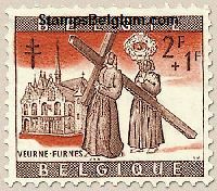 Timbre Belgique Yvert 1085 - Belgium Scott