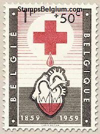 Timbre Belgique Yvert 1097 - Belgium Scott