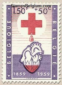 Timbre Belgique Yvert 1098 - Belgium Scott