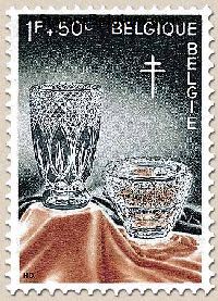 Timbre Belgique Yvert 1164