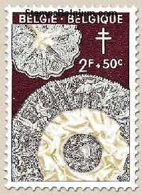 Timbre Belgique Yvert 1165