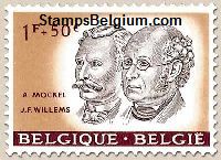 Timbre Belgique Yvert 1177