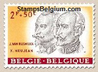 Timbre Belgique Yvert 1178