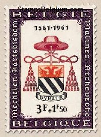 Timbre Belgique Yvert 1189