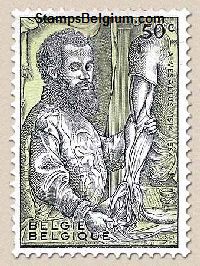 Timbre Belgique Yvert 1281 - Belgium Scott