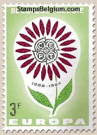 Timbre Belgique Yvert 1298 - Belgium Scott