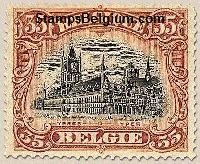 Timbre Belgique Yvert 142