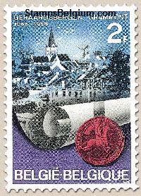 Timbre Belgique Yvert 1448 - Belgium Scott