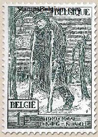 Timbre Belgique Yvert 1510 - Belgium Scott