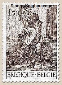 Timbre Belgique Yvert 1573