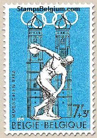 Timbre Belgique Yvert 1590