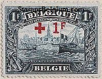 Timbre Belgique Yvert 160