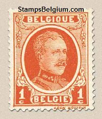 Timbre Belgique Yvert 190