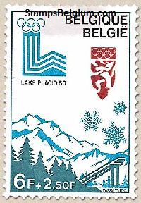 Timbre Belgique Yvert 1908