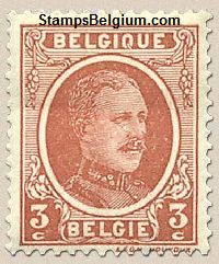 Timbre Belgique Yvert 192