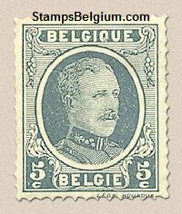 Timbre Belgique Yvert 193