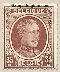 Timbre Belgique Yvert 201