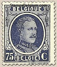 Timbre Belgique Yvert 204