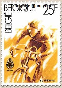 Timbre Belgique Yvert 2044