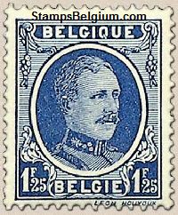 Timbre Belgique Yvert 206