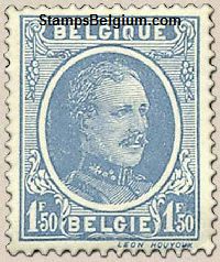 Timbre Belgique Yvert 207