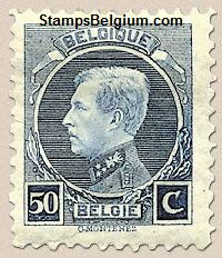 Timbre Belgique Yvert 211