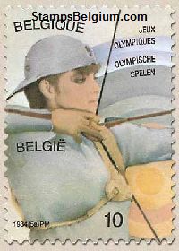 Timbre Belgique Yvert 2120