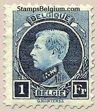 Timbre Belgique Yvert 215