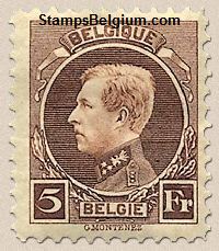 Timbre Belgique Yvert 218