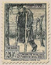 Timbre Belgique Yvert 220