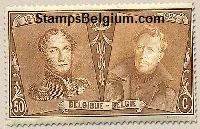 Timbre Belgique Yvert 228