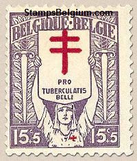 Timbre Belgique Yvert 234