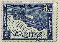 Timbre Belgique Yvert 252