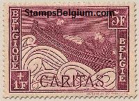 Timbre Belgique Yvert 253