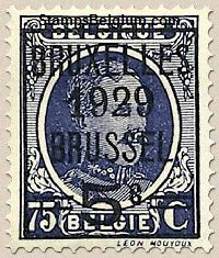 Timbre Belgique Yvert 274