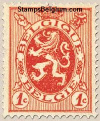 Timbre Belgique Yvert 276