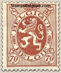 Timbre Belgique Yvert 287