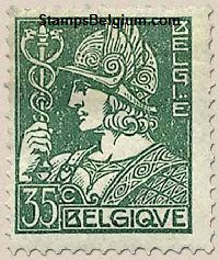 Timbre Belgique Yvert 340