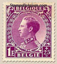 Timbre Belgique Yvert 392