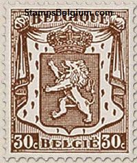 Timbre Belgique Yvert 424